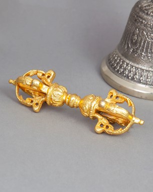 Gold Plated Dorje