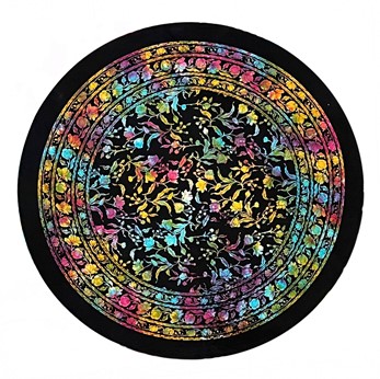 Wholesale Tie Dye French Floral Tablecloth from India Arts