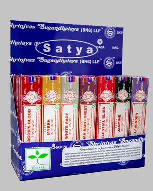 Satya Incense Sticks Display