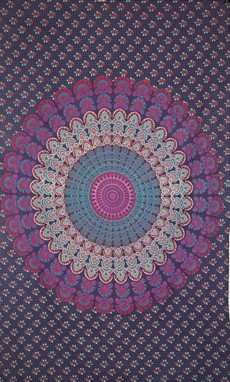 Peacock Mandala Wall Hanging