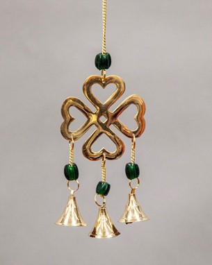 Clover Chime With Beads