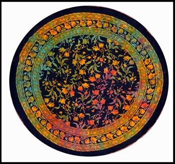 Wholesale Tie Dye French Floral Tablecloth