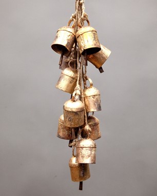 Wholesale Bells On Jute Cord from India Arts
