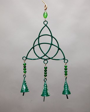 Wholesale Painted Triquetra Windchime from India Arts