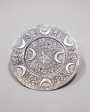 Wholesale Triple Moon Incense Burner from India Arts