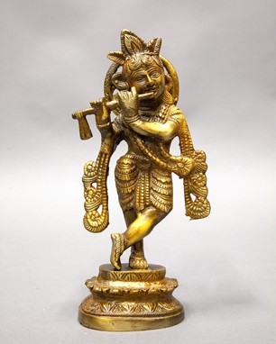 10" Standing krishna