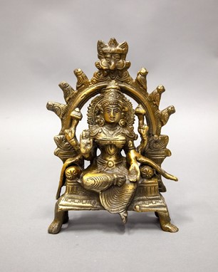 9" Seated Laxmi