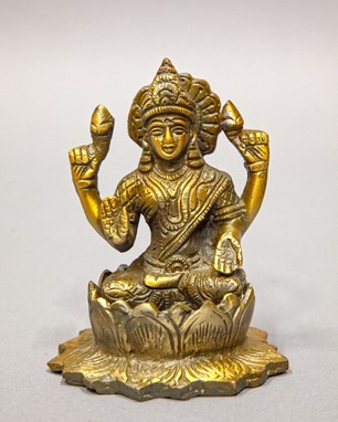 Small Seated Laxmi Statue