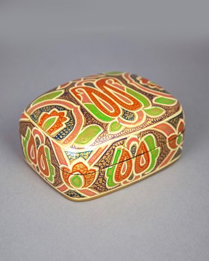 Hand Painted Paisley Box