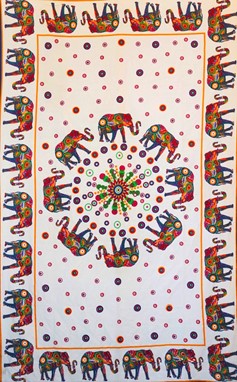 Elephant Mandala Wall Hanging