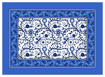Wholesale Floral Cotton Place Mat from India Arts