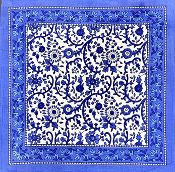 Wholesale Handmade Floral Cotton Napkins from India Arts