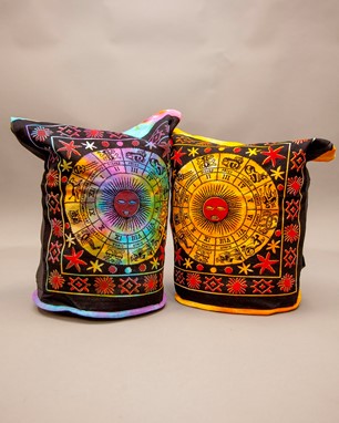 Wholesale Cotton Tie Dye Zodiac Backpack
