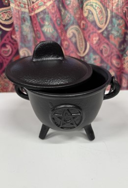 Wholesale Iron Pentagram Cauldron from India Arts
