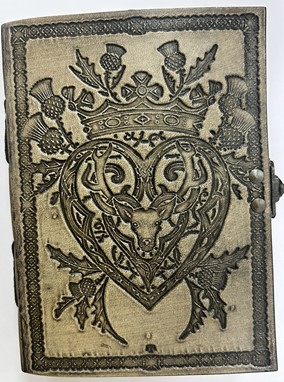 Leather Scottish Luckenbooth Journal with Latch from India Arts