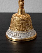 6 Inch Meditation Bell W/ Gold Plating BL085 View 2