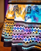 India Arts Tie Dye Elephant Mandala Tablecloth TC404-04 View 3