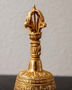 6 Inch Meditation Bell W/ Gold Plating BL085 View 3