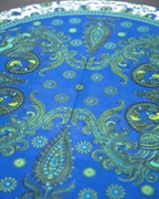 India Arts Round Cotton Peacock Design Tablecloth TC375-01 View 4