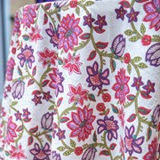 India Arts Round Cotton Floral Tablecloth TC400-02 View 5