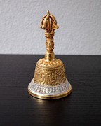 6 Inch Meditation Bell W/ Gold Plating BL085 View 5