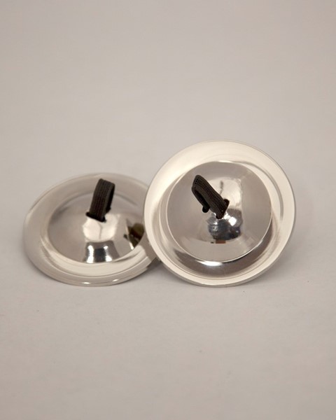 Brass Finger Cymbals - Two Slots BF011