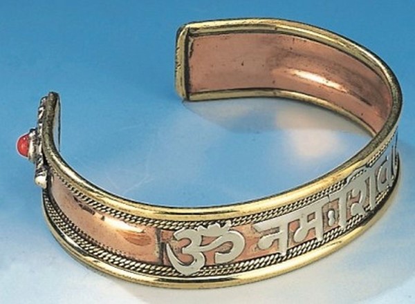 Copper Bracelet - Om Namo Shiva JL303