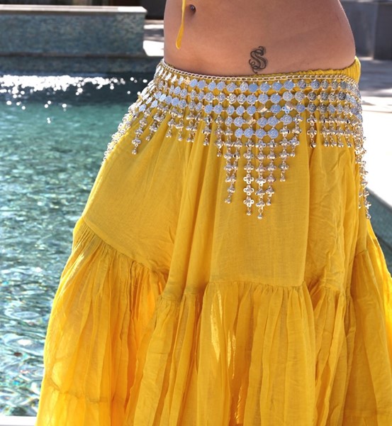 Metal Belt W/ Coins & Bells 344