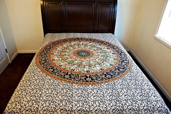India Arts Bagroo Mandala Print Tapestry 071-10