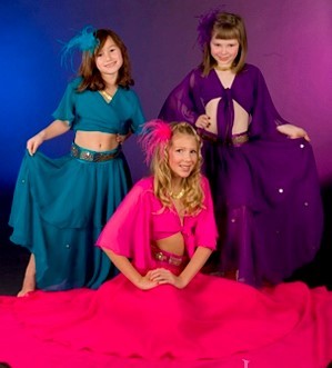 Children's Two Layer Skirt With Mirrors MD237