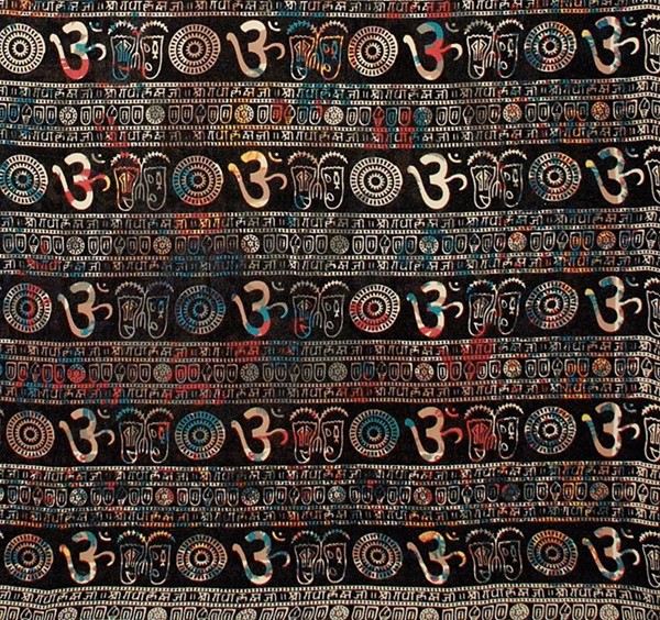 India Arts Om Cotton Handloom Tapestry<br>(Full Size Only) 096-04