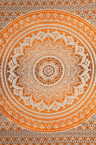 Tie Dye Mandala Tapestry 350-06