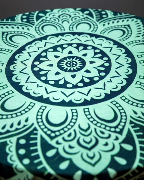 India Arts Round Cotton Floral Tablecloth TC371-06