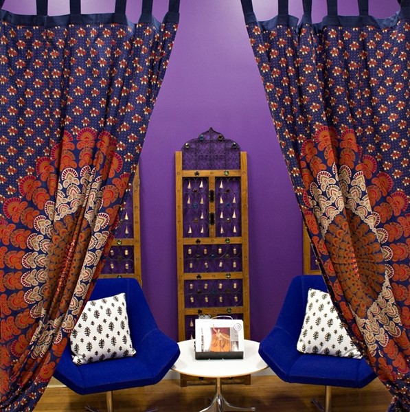 Peacock Mandala Curtain CT430-10