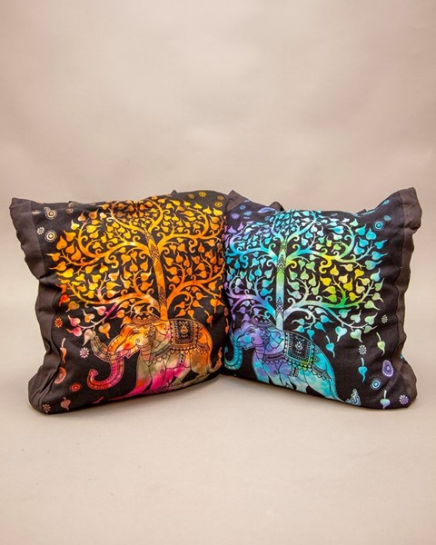 India Arts Cotton Elephant under Tree Hobo Bag SC110