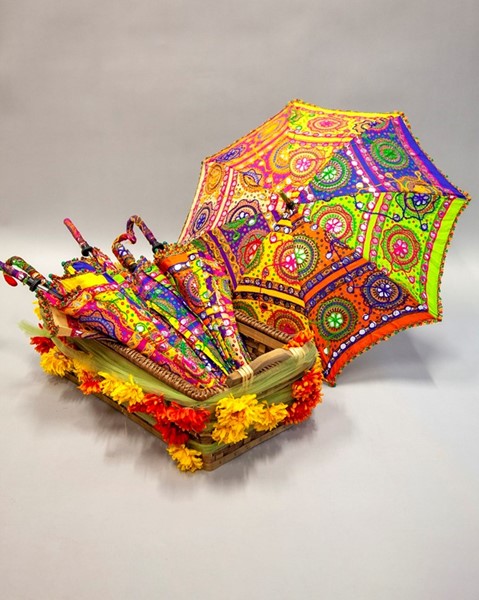 Cotton Umbrella W/ Embroidery PU102