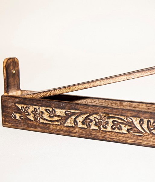 India Arts Floral Incense Burner W/ Storage BB031