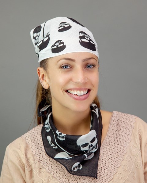 Bandana With Skulls CS067