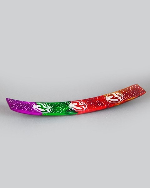 India Arts Multi Color Om Incense Burner JL886