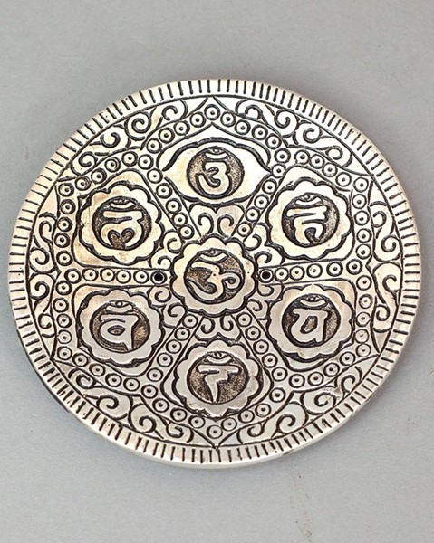 India Arts 7 Chakra Incense Burner Plate BB117