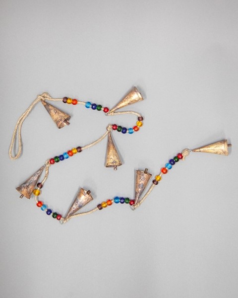 India Arts 7 Chakra Beaded Chime W/ Tin bells TS274