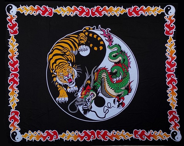 Yin Yang Dragon & Tiger Tapestry<br>(Full Size Only) 140-03