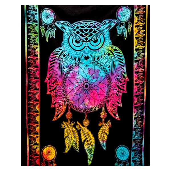 Owl Dream Catcher Tapestry 112-03