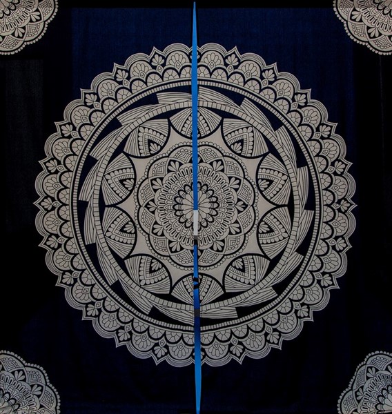 Cotton Mandala Design Curtain (Pair) CT150-02
