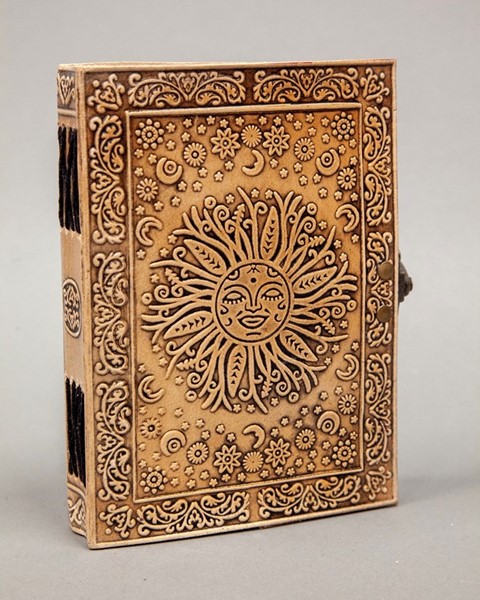 India Arts Celestial Leather Journal With Latch PM180-06