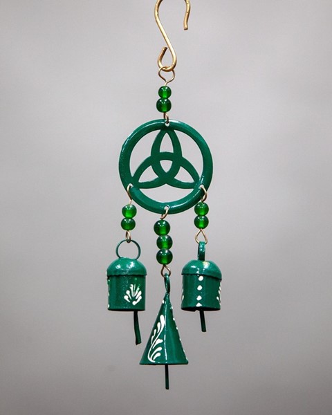 Painted Celtic Windchime W/ Beads TS884