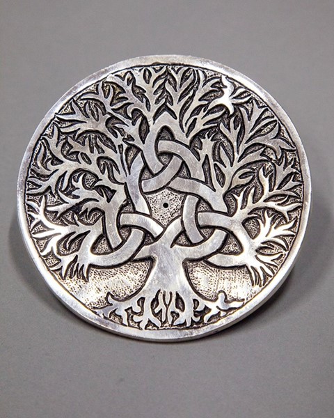 India Arts Celtic Tree Incense Burner Plate BB122