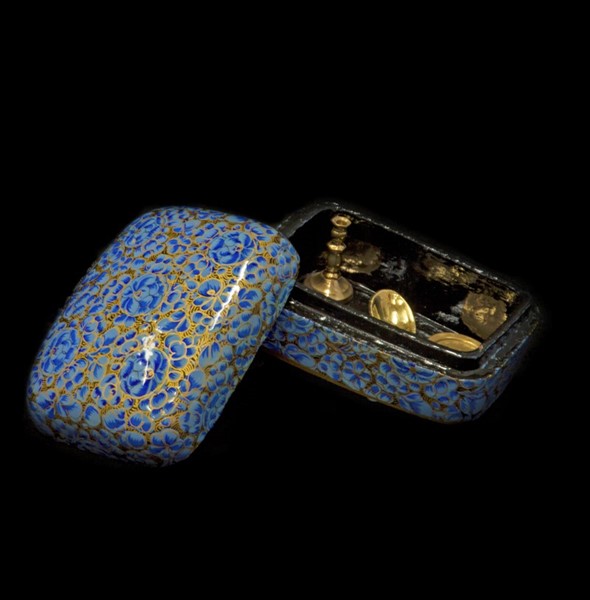 India Arts Hand Painted Floral Box PM102-04