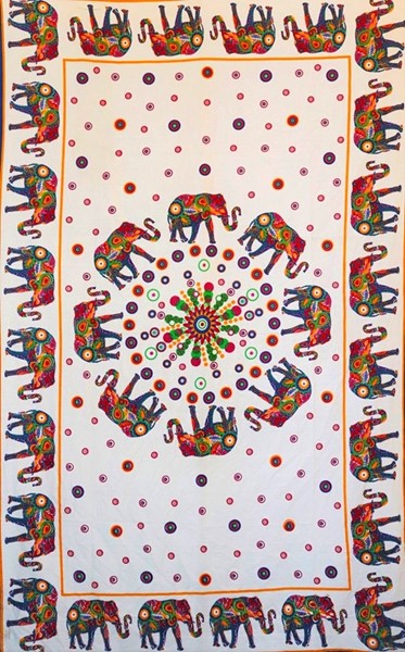 Elephant Mandala Wall Hanging 393-02
