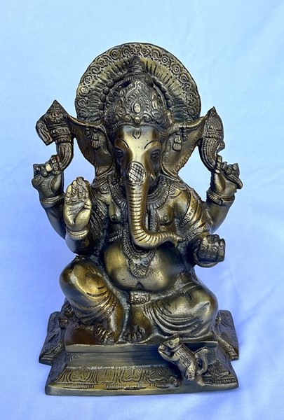 Seated Ganesha 10 Inch BW233